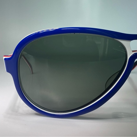 New Vintage B&L RayBan Vagabond G15 Red White Blue Aviator Sunglasses NOS - Picture 8 of 16